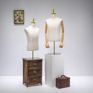 O1CN01rf107F1nFX80K5oVb_2212945495060-0-cib.310x310.jpg Half-Length Male Mannequin - Men’s Store Stand (Suits/Dresses)