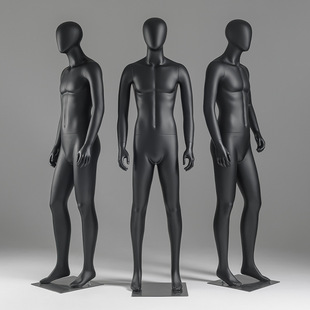 O1CN01t3yOMd1nonbwRKtPB_2218826365137-0-cib.310x310.jpg High-End Matte Black Male Mannequin - Men’s Store Window Stand (Photo Shooting)