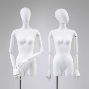 O1CN01tzTCW11nFX7Oz9Wvr_2212945495060-0-cib.310x310.jpg Matte White Wedding Dress Mannequin - Clothing Store Window Stand (With Pendant Hand)