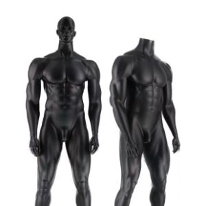 Plus Size Muscular Male Mannequin - Men’s Store Window Shelf