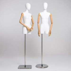 O1CN01uzrdvf1nondqFMy87_2218826365137-0-cib.310x310.jpg Matte White Female Mannequin - Korean Clothing Store Window Stand (With Pendant Buckle Arm/Collarbone)