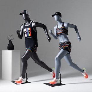 O1CN01vFgBNp1nFWzCGLT5n_2212945495060-0-cib.310x310.jpg Unisex Sports Mannequin - Clothing Store Window Stand (Running/Outdoor)
