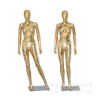 O1CN01w0TIg31eBZ0cu4zvP_2215866743833-0-cib.310x310.jpg Gold Electroplated Female Mannequin - Clothing Store Window Stand