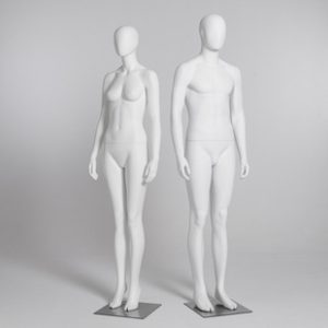 O1CN01xLDQls1nonc32oAVq_2218826365137-0-cib.310x310.jpg Matte White Couple Mannequin - Men’s & Women’s Store Window Stand