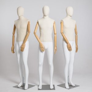 O1CN01xsoVyo1nonbzwBJRf_2218826365137-0-cib.310x310.jpg High-End Cloth-Wrapped Male Mannequin - Clothing Store Window Stand (With Solid Wood Hands)