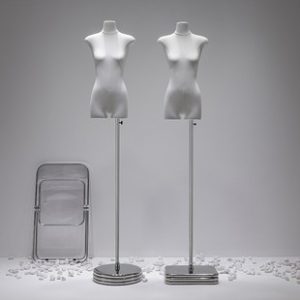 2025 New Flat Female Mannequin - Women’s Store Window Stand (With Hand Pendant)