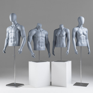 O1CN01zVvCvO1nonfnCn4NU_2218826365137-0-cib.310x310.jpg Light Gray Unisex Muscular Sports Mannequin - Clothing Store Window Running Stand